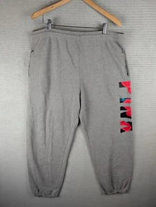 Pink Victoria's Secret Sweatpants womens size large 36 x 28 rose flower logo - Picture 1 of 19