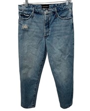 Black Orchid Chloe Distressed Boyfriend Cropped Jeans | Size 27