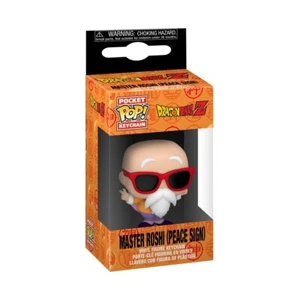 Funko POP! Dragon Ball Z - Maestro Roshi (signo de paz) Llavero - Imagen 1 de 6