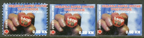 BOSNIA SERBIA(343) - Red Cross - MNH Set Cover