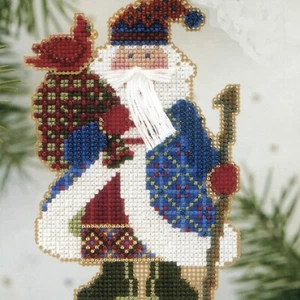Kit de adorno con cuentas Cardinal Santa Mill Hill 2003 Alpine Santas - Imagen 1 de 3