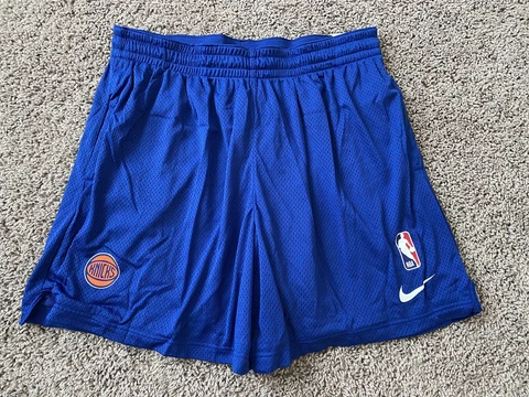 Nike NBA New York Knicks Mesh Shorts DN8255-495 Rush Blue Men's Size 2XL XXL NWT Cover