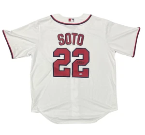 Juan Soto Signed Autographed Washington National Majestic Jersey Beckett BAS COA - Picture 1 of 3
