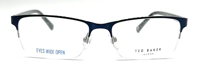 AUTÉNTICO Y NUEVO - TED BAKER - TXL506 NAVEGACIÓN 57/18/145 - GAFAS Y ESTUCHE AZUL MARINO Foto 1 de 2