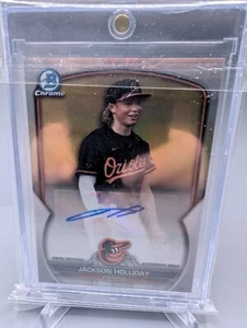 2023 Bowman Draft Jackson Holliday Image Variation SP Chrome Auto /99  - Bild 1 von 2