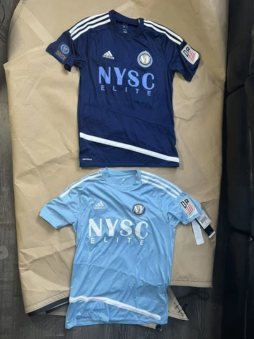 Lot Of 2 New Adidas New York City Football Club NYSC Elite Soccer Shirt Sz Small Cover