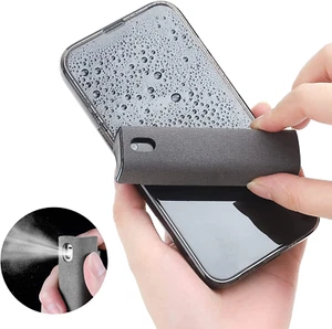 Screen Cleaner Touch Mist Cell Phone Laptop Tablet 3-In-1 Spray Microfiber Cloth - Photo 1/12