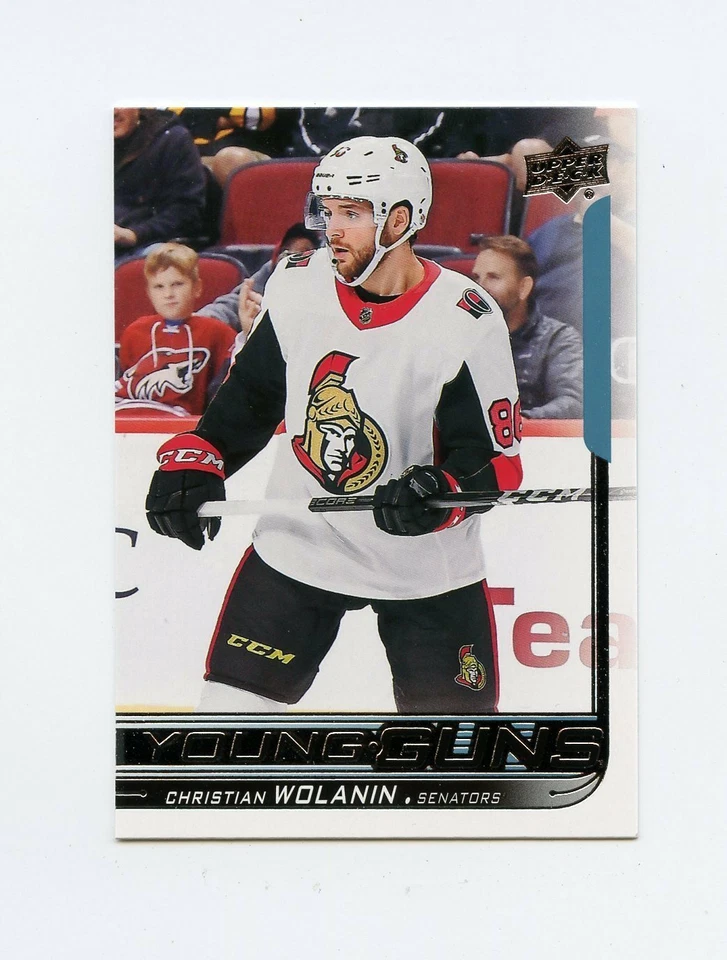 18/19 UPPER DECK YOUNG GUNS ROOKIE RC #460 CHRISTIAN WOLANIN SENATORS *61266 - Image 1 of 1