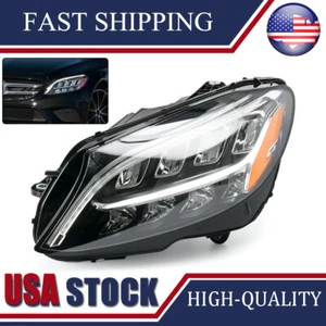 For 2019-2021 Mercedes Benz C300 C43 W205 Full LED Headlight Left Driver Side - Picture 1 of 14