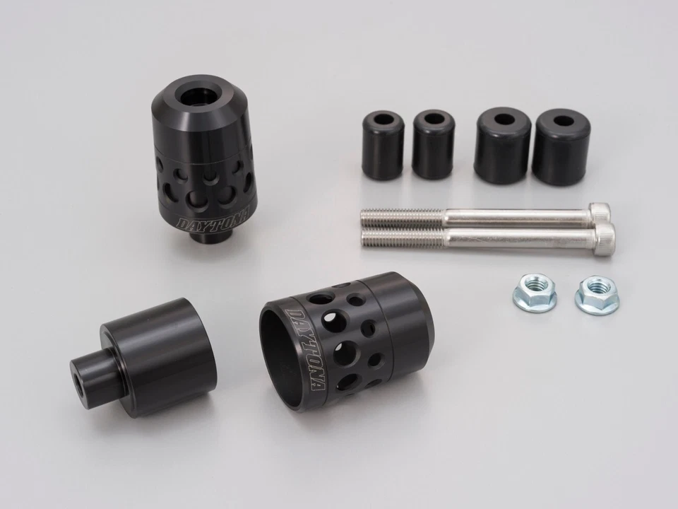 SDFB-91016 Coppia stabilizzatori finali manubrio anodizzati TKM-1 nero-nero - Immagine 1 di 1