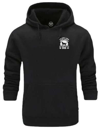 RHUDE Felpa amante dei cani tasca vestiti animali scherzo divertente maleducato regalo compleanno top
