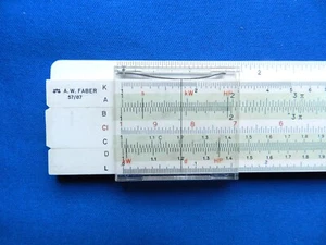 Rechenschieber A.W. Faber Modell 57/87 Germany 12 Zoll - Bild 1 von 9