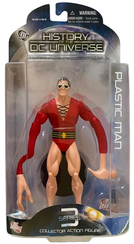 DC Direct History of the DC Universe Plastic Man Action Figure NEW 2009 Nice! Cover