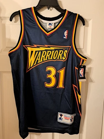 NWT Vintage 90s ADONAL FOYLE Golden State Warriors STARTER Authentic Jersey 44 Cover
