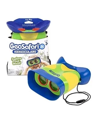 NEW!  Educational Insights GeoSafari Jr. Kidnoculars, Binoculars for Toddlers - Image 1 of 4