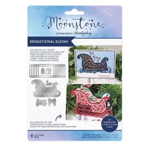 Hunkydory Moonstone Christmas - SENSATIONAL SLEIGH Craft Cutting Die - MSTONE938 - Picture 1 of 9