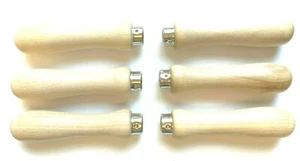 LUTZ 6 PC SHORT FILE HANDLE #3 FOR 6-8" FILES FERRULE - Picture 1 of 6