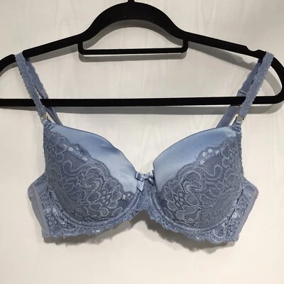 Catherine Malandrino Bra Powder Blue 38C Lace Molded Cup Underwire SaraMax - Image 1 of 4
