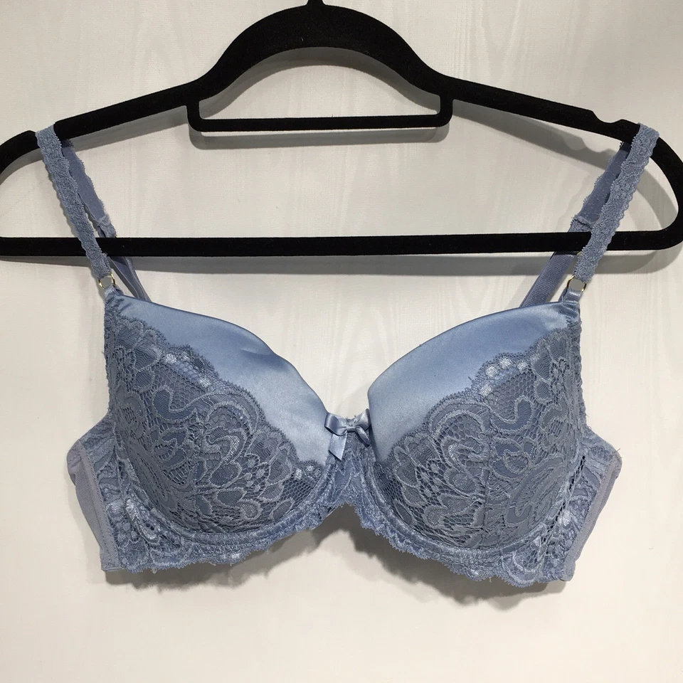 Catherine Malandrino Bra Powder Blue 38C Lace Molded Cup Underwire SaraMax - Image 1 of 4