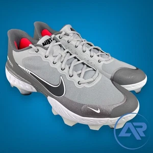 NEW Nike Alpha Huarache Elite 3 MCS Baseball Cleats Size 11 Grey CZ4453-005 - Picture 1 of 7