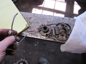 1978 suzuki dr370 points plate and advancer assembly - Picture 1 of 1