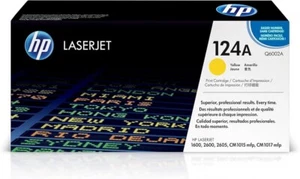 NEW and Genuine HP LaserJet 124A Print Cartridge / Q6002A - Yellow Jaune - Picture 1 of 1