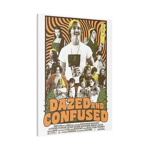Dazed And Confused Movie Poster Custom Canvas Wall Print - Picture 1 of 9