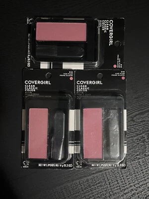 Lot of 3 Covergirl Clean Classic Color Blush | #510 Iced Plum | Sealed NEW - Image 1 of 3