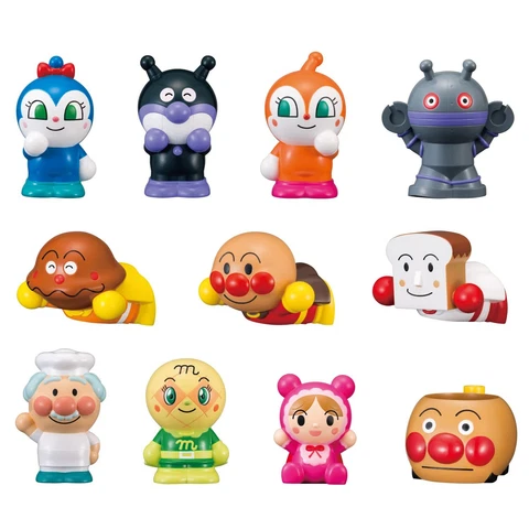 AGATSUMA Anpanman finger puppet series friends full DX set Cover