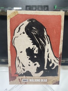 2018 Topps Walking Dead Dwight Sketch 1/1 Sketch by Michelle Rayner TWD