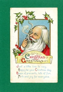Antique Christmas Greeting Postcard - Picture 1 of 2