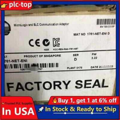 1761-NET-ENI MICROLOGIX AND SLC COMMUNICATION NEW FedEx or DHL - Image 1 of 4