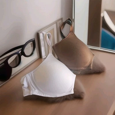 Set of 2 Jockey Smooth & Sleek Molded Wire Free Bras, Coffee & Pink, Sz 40B  VGC - Image 1 of 4