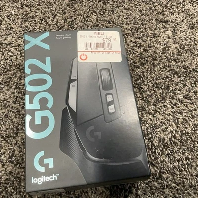 New Logitech G502 X Wired Gaming Mouse - LIGHTFORCE hybrid optical-mechanical - Image 1 of 4