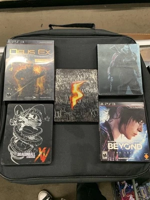 Lot Of 5 STEELBOOK PlayStation 3 / 4 Games Resident Evil, Deus Ex, Dragon Ball - Image 1 of 4