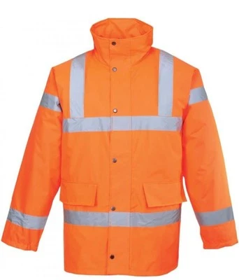 Portwest URT30 Hi Vis Reflective Waterproof Lined Traffic Safety Work Jacket - Image 1 of 4