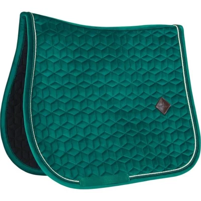 Kentucky Horsewear Dunkelgrün Full Springschabracke Velvet Samtschabracke