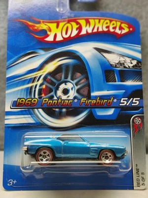 Hot Wheels 2006 Red Line Series #5/5 Vermelho 1969 PONTIAC FIREBIRD Colecionador #100  - Imagem 1 de 4
