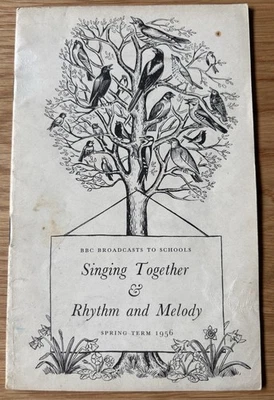 Monica Walker SINGING TOGETHER 1956 Illustrations BBC Rhythm and Melody SCHOOLS - Image 1 of 4