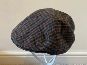 George Arthur Dunn Classic Collection Vintage Houndstooth Flat Hat - Picture 1 of 7