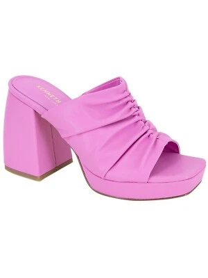 Nuevo Kenneth Cole New York Mujer Anika Plataforma Mula Sandalia Zapatos Rosa 9 M Nuevo en Caja Foto 1 de 4