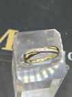 9ct Gold Crossover Ring Set In White Gold/wearable Gold/5 diamonds Set