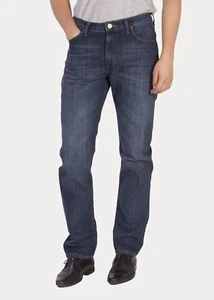 Lee jeans mens Morton relaxed straight fit 'Deep river' FACTORY SECONDS L165 - Picture 1 of 5