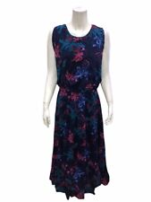 Du Jour Women's Chiffon Maxi Dress with Faux Overlay Navy Blue XX-Small Size 