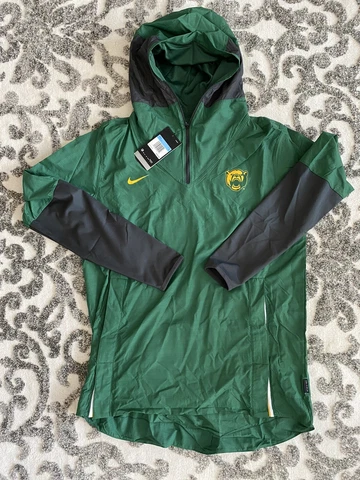 NIKE Baylor Bears On-Field Pull Over Jacket Green Men's Size Medium CQ5215-341 Cover