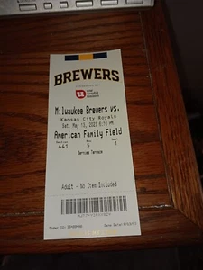 Zack Greinke Kansas City Royals 1000 batters Strikeout Ticket 5-13-2023 Baseball - Picture 1 of 1