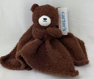 Carter's Just One You Baby Coperta di Sicurezza Lovey Orso Marrone Peluche Giocattolo - Foto 1 di 7