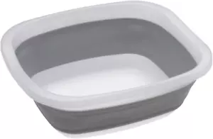 Collapsible 10 qt Portable Wash Basin Dishpan with raised feet easy water flow - Picture 1 of 9