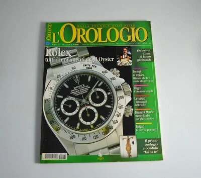 N5416 RIVISTA L'OROLOGIO MENSILE LUGLIO 1998 N.65 ROLEX BULGARI OMEGA SWATCH - Immagine 1 di 2