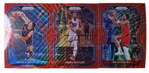 2020-21 Panini Prizm Prizms Ruby Wave Parallel Pick from drop down list